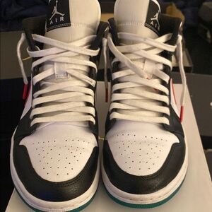 Jordan Black and White Classic Sneakers